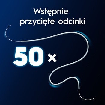 Oral-B Superfloss, nić dentystyczna,  50 odmierzonych odcinków