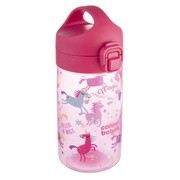 Canpol Babies Junior, bidon na wodę dla dzieci od 2,5 r.ż., różowy, 400 ml