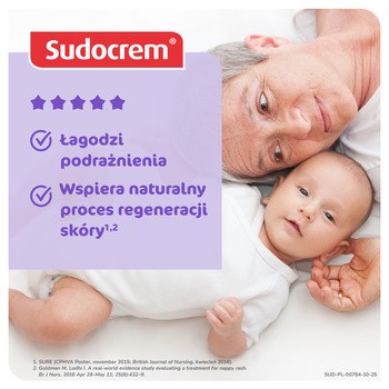 Sudocrem Expert, krem barierowy, odleżyny, otarcia, 400 g