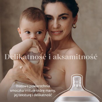 Canpol Lovi Mammafeel, butelka ze smoczkiem dynamicznym, 6m+, 330 ml, 1 szt.