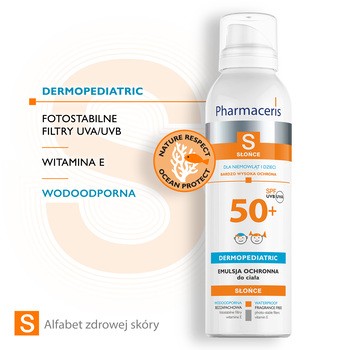 Pharmaceris S, emulsja ochronna dla niemowląt i dzieci SPF50+, 150 ml