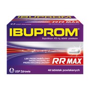 alt Ibuprom RR Max (Ibuprom RR), 400 mg, tabletki powlekane, 48 szt. (butelka)