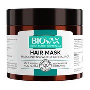 alt Biovax, intensywnie regenerująca maseczka do włosów słabych, wypadających, 250 ml