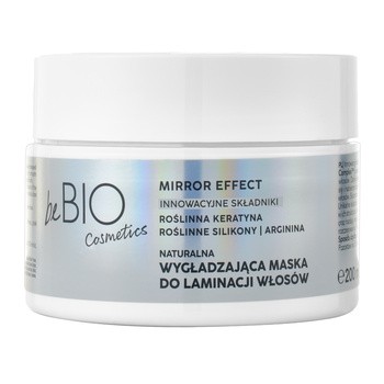 BeBio Baby Hair Complex, naturalna wygładzająca maska do laminacji włosów, Mirror Effect, 200 ml