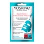 Yoskine Geisha Mask Saisei, maska na niebieskiej tkaninie, silnie nawilżająca i wygładzająca, 20 ml
