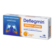 Deflegmin EFFECT LONG, 75 mg, kapsułki o przedłużonym uwalnianiu, 10 szt.