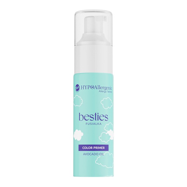 Bell Hypoallergenic Bell Hypoallergenic x Besties Color Primer, nawilżająca baza pod makijaż wyrównująca koloryt skóry, 01 Bright Sunshine, 30 g