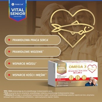 Vital Senior Omega 3, kapsułki, 60 szt.