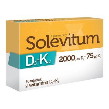 Solevitum D3+K2, tabletki, 30 szt.