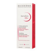 Bioderma Sensibio DS+ Creme, krem przeciw podrażnieniom, zmiękczający i wygładzający naskórek, 40 ml