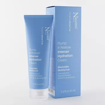 Nacomi Next LVL Plump & Restore, krem intensywnie nawilżający do twarzy z elektrolitami, 40 ml