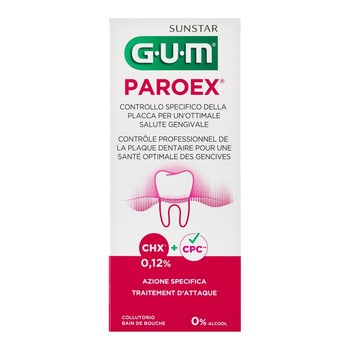 Gum Paroex 0.12% CHX, płyn do płukania jamy ustnej, 300 ml