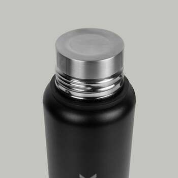 GymBeam Fusion, termos próżniowy, Strix, 850 ml, czarny, 1 szt.