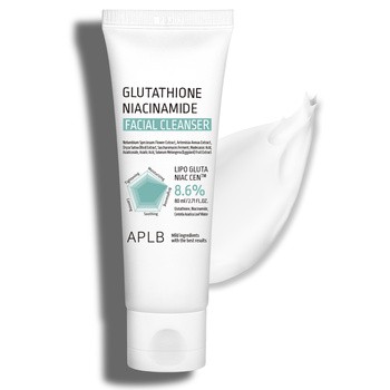 APLB Glutathione Niacinamide Facial Cleanser, oczyszczający żel do mycia twarzy z glutationem i niacynamidem, 80 ml
