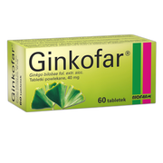 Ginkofar, 40 mg, tabletki powlekane, 60 szt.