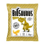 alt EkoWital BioSaurus, chrupki kukurydziane o smaku serowym bezglutenowe BIO, 15 g