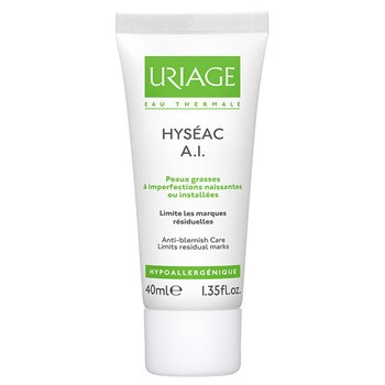 Uriage Hyseac A.I., krem zwalczający zapalne zmiany trądzikowe, 40 ml
