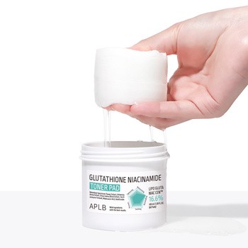 APLB Glutathione Niacinamide Toner Pad, płatki tonizujące do twarzy z glutationem i niacynamidem, 60 szt.