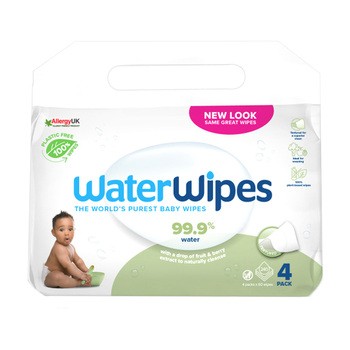 WaterWipes Soapberry, chusteczki dla dzieci, 4 x 60 szt.