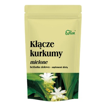 Flos Kurkuma kłącze mielone, herbatka ziołowa. 80 g