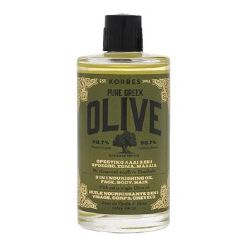 Korres Olive, nawilżający olejek do ciała, twarzy i włosów 3w1, 100 ml