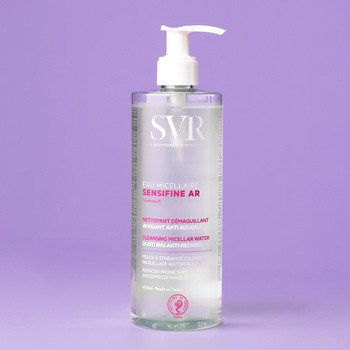 SVR Sensifine AR Eau Micellaire, kojąca woda micelarna do twarzy, oczu i ust, 400 ml