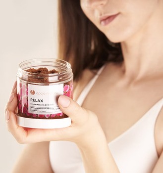 Opcja Natura Relax, słodki peeling do ciała, 200 ml