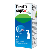 Dentosept A, płyn do stosowania w jamie ustnej, 25 g (pompka + aplikator)