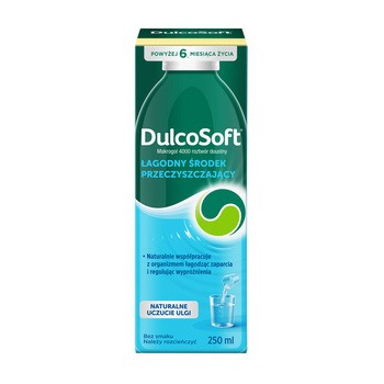 DulcoSoft w płynie, roztwór doustny na zaparcia, 250 ml