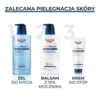 Eucerin UreaRepair PLUS, regenerujący krem do stóp z 10% mocznikiem, do suchych, popękanych stóp, 100 ml