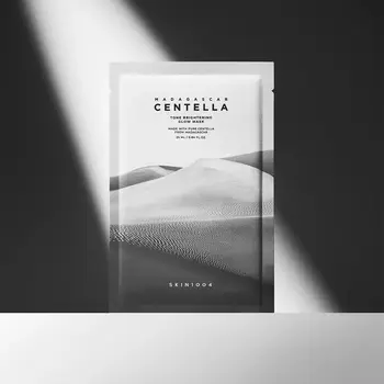 Skin1004 Tone Brightening Glow Mask, rozświetlająca i kojąca maseczka w płachcie, 25 ml