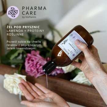 Vis Plantis Pharma Care, żel pod prysznic, lawenda + proteiny, 500 ml