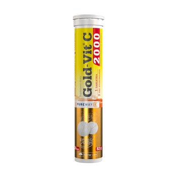 Olimp Labs Gold-Vit C 2000, tabletki musujące, smak cytrynowy, 20 szt.