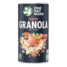 OneDayMore Granola proteinowa z orzechami ziemnymi i truskawkami, 400 g