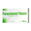 Paracetamol Hasco, 125 mg, czopki, 10 szt.