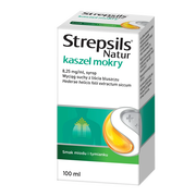 Strepsils Natur kaszel mokry, 8,25 mg/ml, syrop, 100 ml