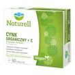 Naturell Cynk Organiczny + C, tabletki, 60 szt.
