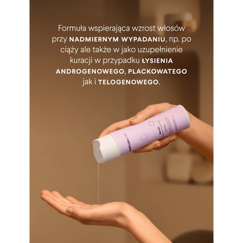 Health Labs Rise On, trychoszampon wzmacniający na wzrost włosów, 250 ml