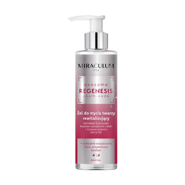 Miraculum Miraculum Exosome Regenesis, rewitalizujący żel do mycia twarzy, 200 ml