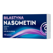 Bilastyna Nasometin, 20 mg, tabletki, 10 szt.
