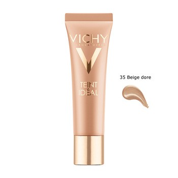Vichy Teint Ideal Cream, rozświetlający podkład w kremie, SPF 20 odcień 35, Beige Dore, 30 ml