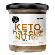 Diet-Food, Keto Krem z Orzechów Laskowych z Olejem MCT, 300 g