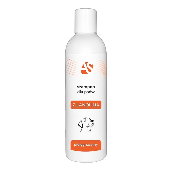 AS AS Szampon pielęgnacyjny z lanoliną dla psów, 250 ml