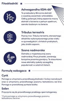 Dr Hunt Testo Formula, kapsułki twarde, 30 szt.