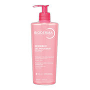 Bioderma Sensibio Gel, łagodzący żel micelarny do oczyszczania twarzy o nawilżającym działaniu, 500 ml