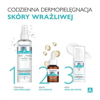 Pharmaceris A Sensi-Relastine, peptydowy krem napinająco-ujędrniający, SPF 30, 50 ml