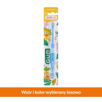 Gum Baby, szczoteczka do zębów, 0-2 lata, 1 szt.