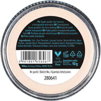 Wibo, puder, Aqua Mist, 10 g