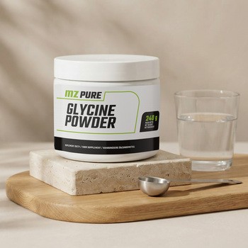 MZ Pure Glycine Powder, proszek, smak neutralny, 240 g