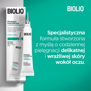 Bioliq, korygujący krem pod oczy z efektem chłodzącym, 10 ml